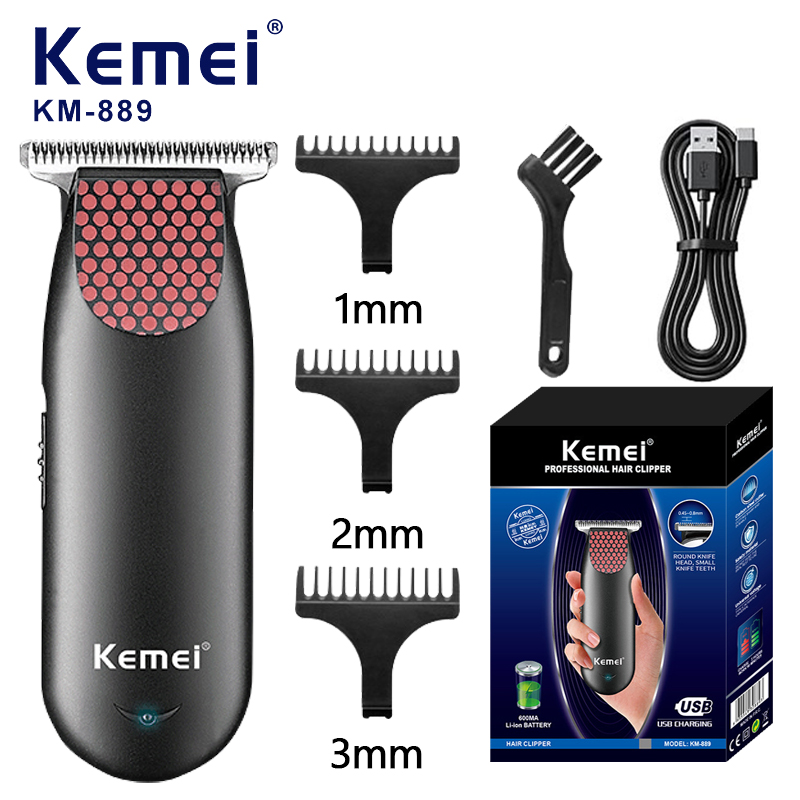 Men'S Grooming Gift Set - Kemei 889 Professional Pocket Cordless Hair