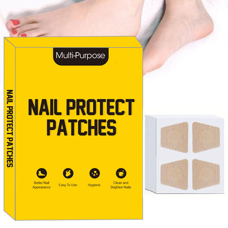 Nail Care Kit Mens - 88PCS Brown Toenail Patches Stickers, Nail
