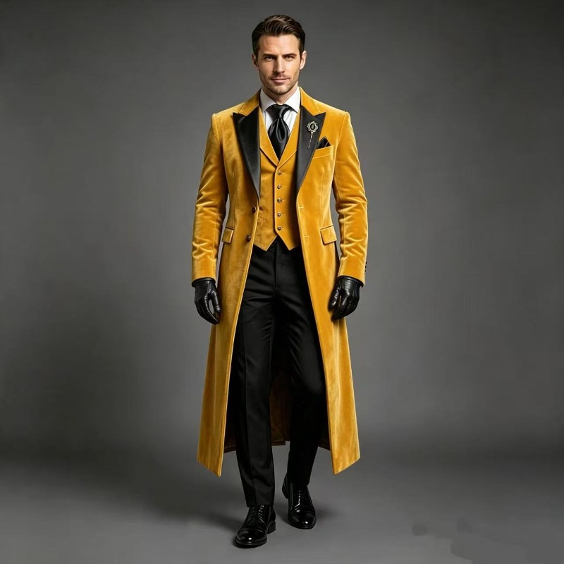 Vintage X‑Long Velvet Suits fo - X Men Grooming review and price