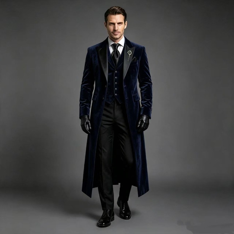 Vintage X‑Long Velvet Suits fo - X Men Grooming review and price