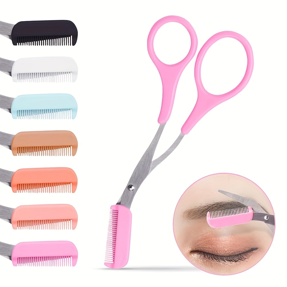 Eyebrow Trimmer Scissor With C - Men'S Grooming Makeup review and price