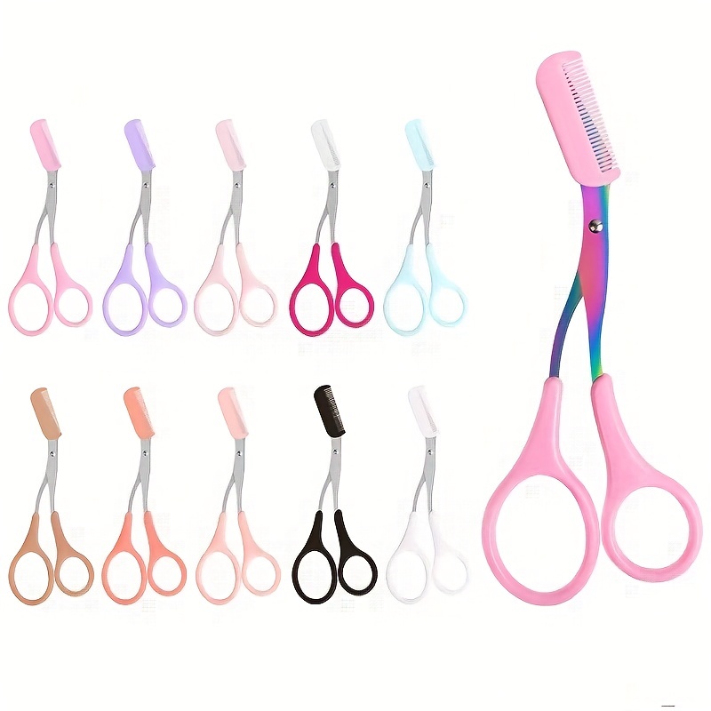 Eyebrow Trimmer Scissor With C - Men'S Grooming Makeup review and price