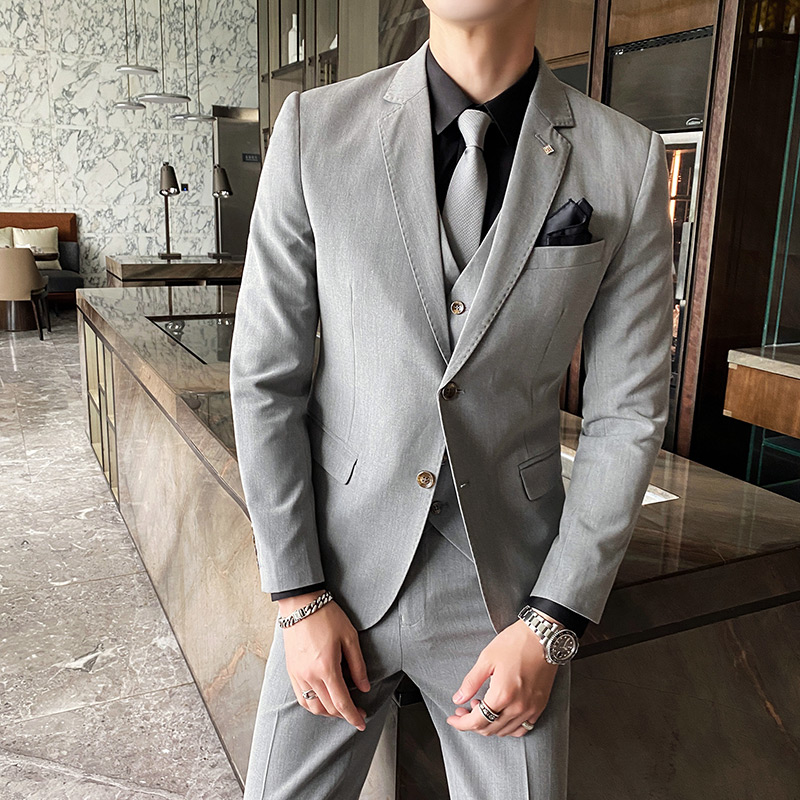 ( Jacket + Vest + Pants ) High - Men'S Grooming Brands review and price