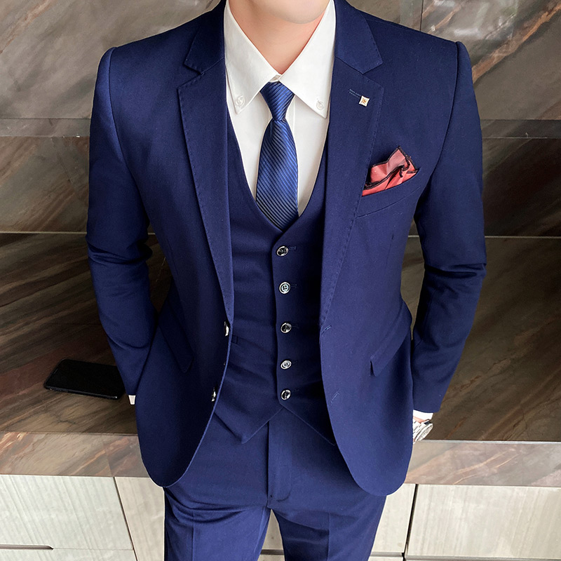 ( Jacket + Vest + Pants ) High - Men'S Grooming Brands review and price