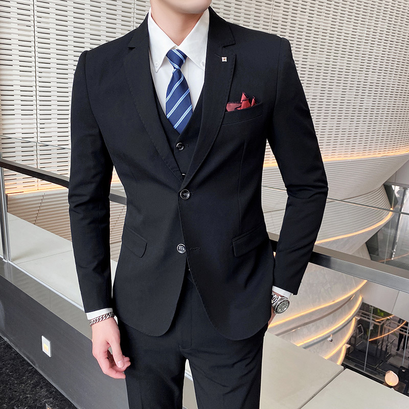 ( Jacket + Vest + Pants ) High - Men'S Grooming Brands review and price