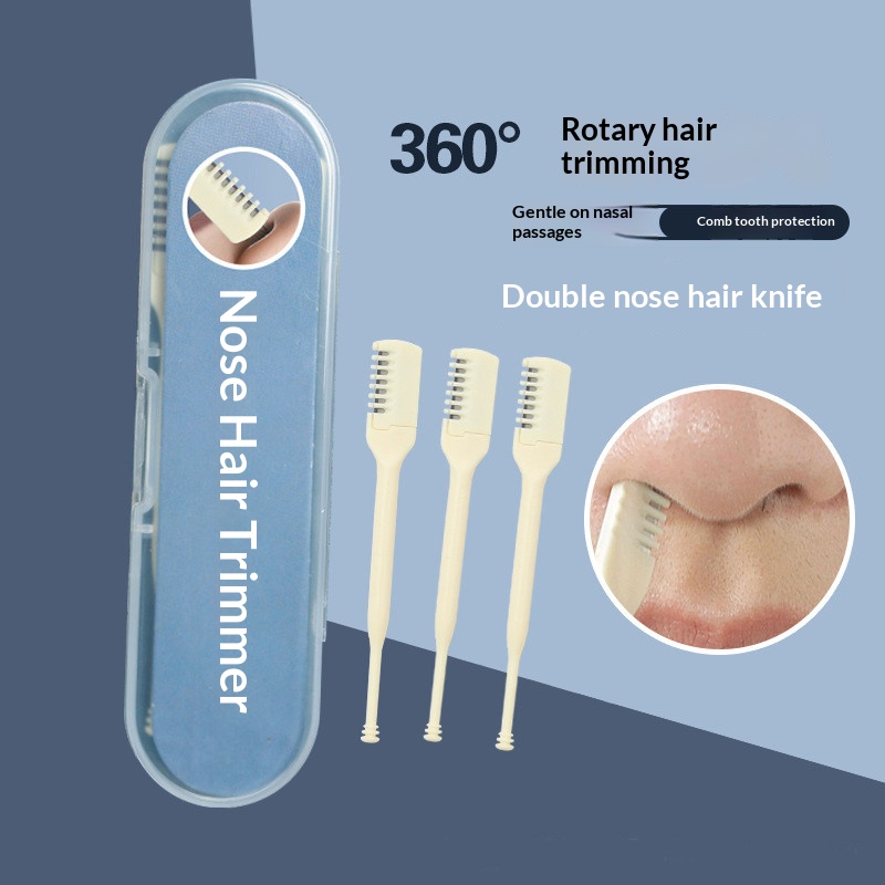 Dual‑End Manual Nose Hair Trim - Men'S Grooming Ear Hair review and price