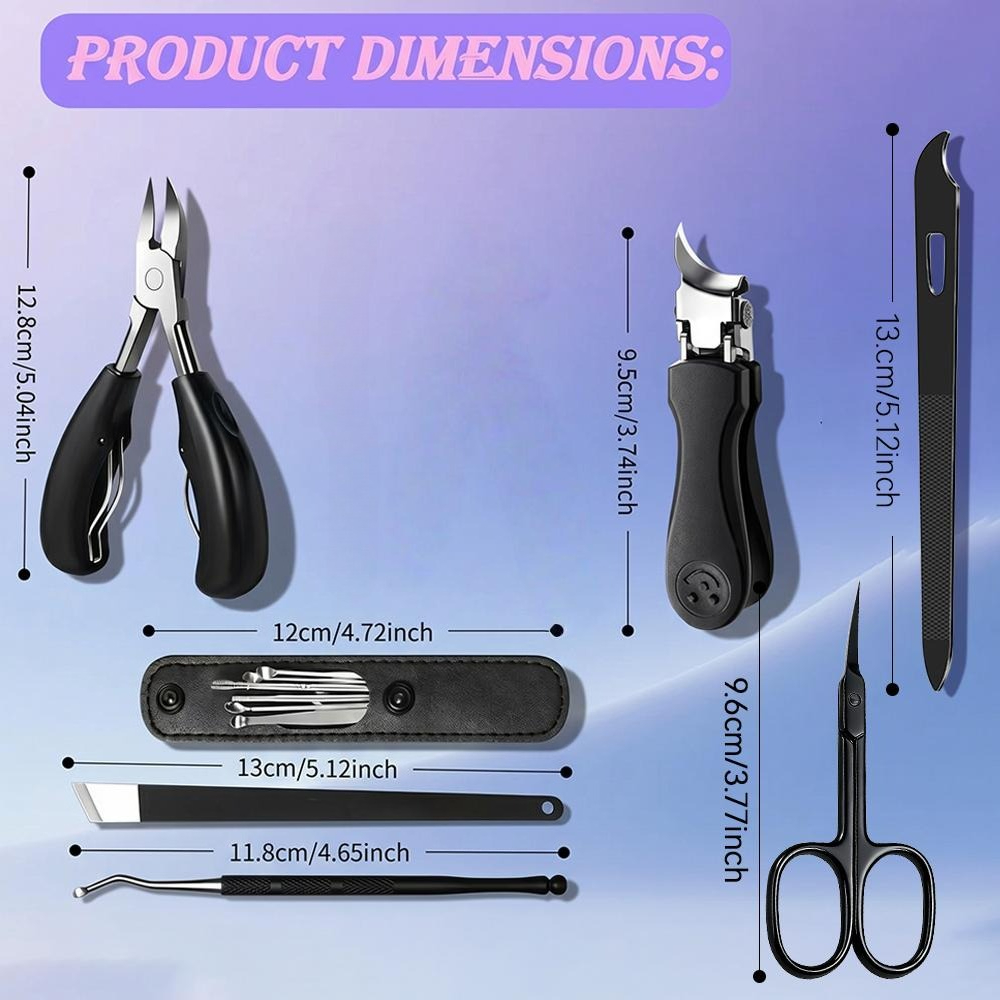 1/12PCS Professional Nail Care - Nail Care Kit Mens review and price