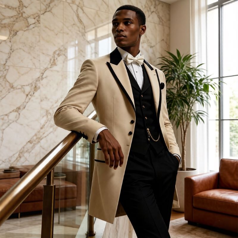 3 Pcs Wedding Suits for Men Sl - X Men Grooming review and price