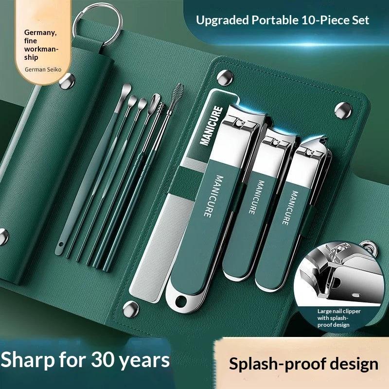 10-Piece Nail Care Tool Set Sh - Nail Care Kit Mens review and price