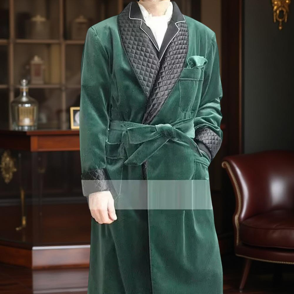 Velvet Smoking Long Men Jacket - X Men Grooming review and price