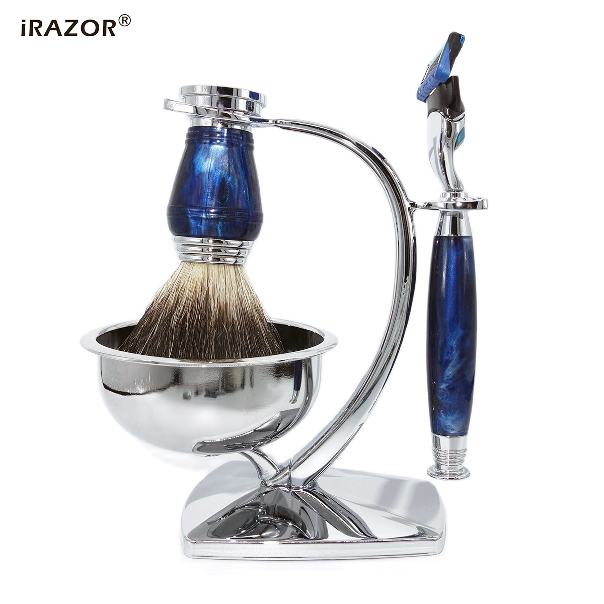 iRAZOR Royal Blue Luxury Men's - Men'S Grooming Gift Set review and price