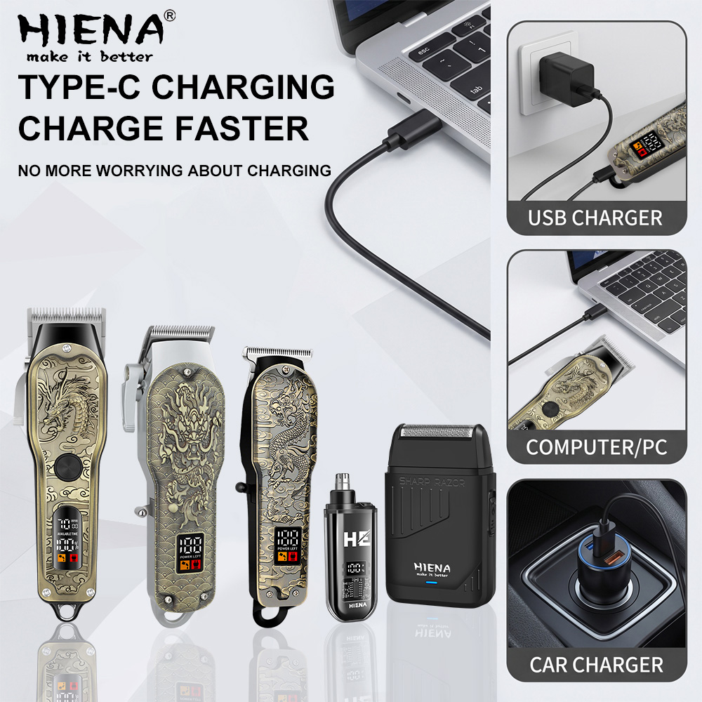 HIENA 5pcs Professional Hair C - Men'S Grooming Gift Set review and price