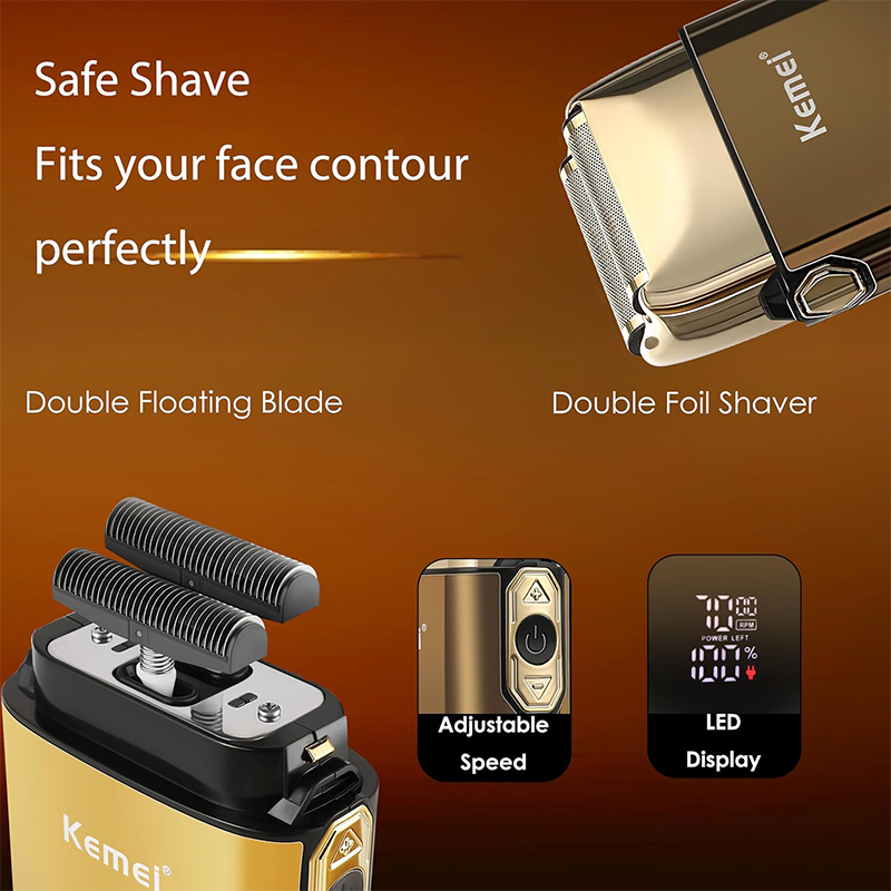 Kemei KM-TX10 T9 Hair Trimmer  - Men'S Grooming Gift Set review and price