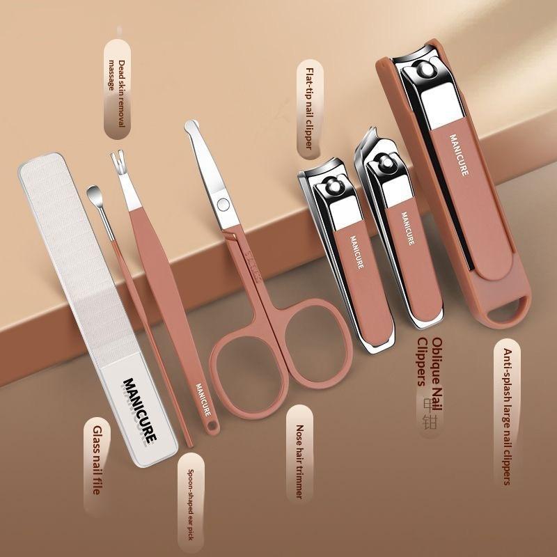 7/8Pcs Nail Art Tools Set Nail - Nail Care Kit Mens review and price